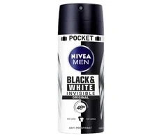 Nivea Men Juodas &amp; Baltas Invisible Original Dezodorantas Purškiklis, 100 ml