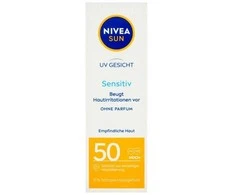„Nivea“ kremas nuo saulės jautriai odai SPF 50 (apsauga nuo alergijos saulei), 50 ml