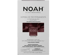 Noah Permanent Hair Colour Permanent Hair Dye 6.66 Intense Raudona, 140 ml