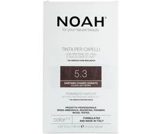 Noah Permanent Hair Dye 5.3 Golden šviesiai rudas Ilgalaikiai plaukų dažai, 140 ml