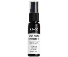 Nyx Dewy Finish fiksuojantis purškiklis Mini, 18 ml