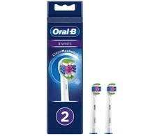 "Oral-B 3D Baltas" šepetėlių galvutės 2 vnt