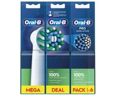Oral-B Pro Cross Action Replacement 6 Units