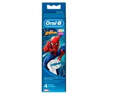 Oral-B pakaitinis dantų šepetėlis vaikams Spiderman 4U