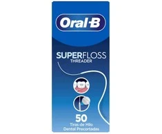 Oral-B Superfloss 50 Pre Cut Dental Floss Strands tarpdančių siūlas