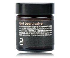 OWAY Lip &amp; Beard Salve maitinamasis barzdos ir lūpų vaškas, 30 ml