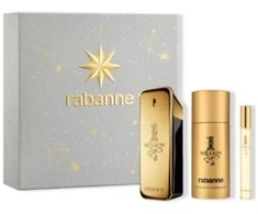 Paco Rabanne Rabanne 1 Million Eau De Toilette Purškiklis, 100 ml Set 3 Pieces