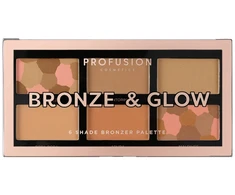 Profusion Cosmetics Profusion 6 Shade Bronzer Palette Bronze &amp; Glow, 15.6 g