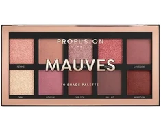 Profusion Cosmetics Profusion Eyeshadow Palette Mauves 10 Shades, 103 g
