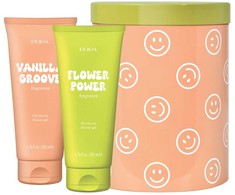 PUPA Milano Vanilla Groove &amp; Flower Power Happy Box dovanų rinkinys 3 vnt.