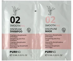 PURING 02 Smoothing Discipline Šampūnas + kaukė 10+, 10 ml