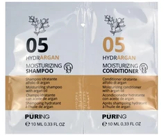 PURING 05 Hydrargan Drėkinamasis šampūnas + kondicionierius 10+, 10 ml