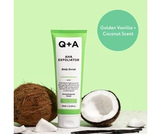 Q+A AHA Exfoliator Body Scrub kūno šveitiklis su AHA rūgštimi, 50 ml