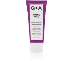 Q+A Amino Acid Oil-Free Moisturiser Bealiejinis drėkinamasis veido kremas su aminorūgštimis, 75 ml