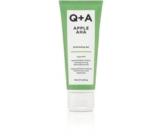 Q+A Apple AHA Exfoliating Gel Gelinis veido šveitiklis, 75 ml