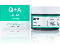 Q+A Cica Calming Overnight Mask raminamoji naktinė veido kaukė, 50 g