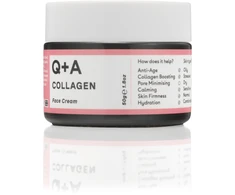 Q+A Collagen Anti-Age Face Kreminis Veido kremas su kolagenu, 50 ml