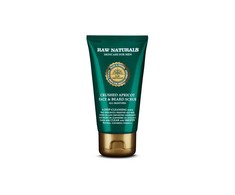 „Raw Naturals“ abrikosų veido ir barzdos šveitiklis veganiškas šveičiamasis šveitiklis, 75 ml