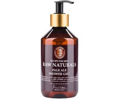 Raw Naturals Pale Ale 100% vegan Gaivinantis ir vyriškas Valomasis Dušo želė Kūnas ir Plaukai Visų tipų odai, 300 ml
