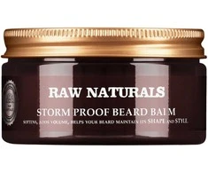 „Raw Naturals Storm Proof“ 100 % veganiškas minkštinamasis barzdos balzamas, 100 ml