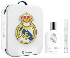 Real Madrid rinkinys vyrams (EDT, 100 ml + EDT mini 10 ml + metalinė kosmetinė)