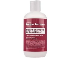 „Recipe For Men“ barzdos šampūnas ir kondicionierius, valomasis ir drėkinamasis barzdos šampūnas, 250 ml