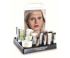 Refectocil antakių dažymo rinkinys Lash &amp; Brow Bar su juostelėmis