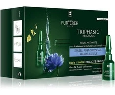 Rene Furterer Triphasic Anti-Hair Loss Treatment ampulės nuo plaukų slinkimo, 12 x 5 ml