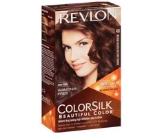 Plaukų dažai "Revlon Colorsilk" be amoniako 46 Vidutinio aukso kaštono rudos spalvos