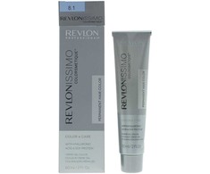Revlon Revlonissimo Colorsmetique Hyaluronic Acid Permanent Hair Dye 8.1 Light Ash Skirtas šviesiems plaukams, 60 ml