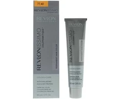 Revlon Revlonissimo Colorsmetique Permanent Hair Dye 77.40 Intense Light Copper Hair Colour, 60 ml