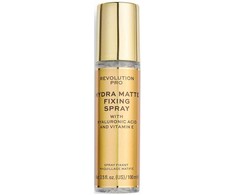 Revolution Pro Hydra-Matte hialurono rūgšties matinį poveikį turintis makiažo fiksatorius, purškiklis, 100 ml