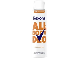 Rexona Fresh Citrus Unisex Para Todo El Cuerpo Desodorante Purškiklis 150 Ml