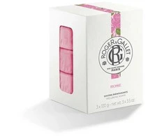 Roger &amp; Gallet Rose Soaps Set kvapiųjų muilų rinkinys, 3 x 100 g