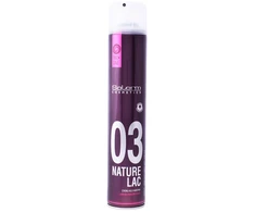 Salerm Cosmetics Nature Lac Strong Hold Plaukų lakas plaukų lakas, 650 ml