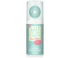 Salt Of The Earth Žemės druska 100 % natūralus dezodorantas „Melonas ir agurkas Pure Aura“ (natūralus dezodorantas), 100 ml