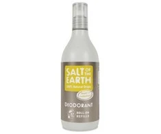 „Salt Of The Earth“ gintaro ir santalmedžio natūralaus rutulinio dezodoranto papildymas (dezodoranto rutulinių papildymų papildymas), 525 ml
