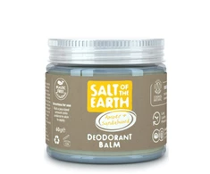 „Salt Of The Earth“ natūralus mineralinis dezodorantas su ambra ir santalu (dezodorantas-balzamas) 60 g