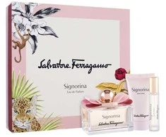 Salvatore Ferragamo Signorina rinkinys moterims (EDP, 100 ml + kūno losjonas, 50 ml + EDP, 10 ml)