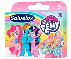 Salvelox ADH My Little Pony Dressing 6 x 2 cm vaikški pleistriukai, 20 vnt.
