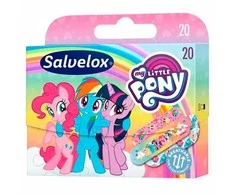 Salvelox ADH My Little Pony Dressing 6 x 2 cm vaikški pleistriukai, 20 vnt.