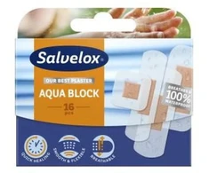 "Salvelox Aquablock" įvairaus dydžio pleistrai 18 vnt