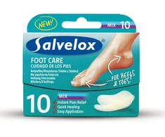 Salvelox "Salvequick" pėdų priežiūros rinkinys pūslėms 10 vienetų