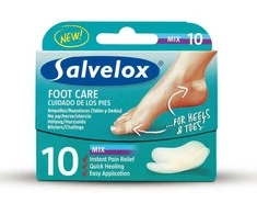 Salvelox "Salvequick" pėdų priežiūros rinkinys pūslėms 10 vienetų