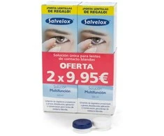 "Salvelox Set" kontaktinių lęšių tirpalas 2x360ml