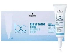 Schwarzkopf Professional BC Bonacure Root Activating Serum serumas silpniems ir slenkantiems plaukams, 8 x 7ml