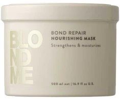 Schwarzkopf Professional BlondMe Bond Repair maitininantis Mask maitinanti kaukė šviesiems plaukams, 500 ml