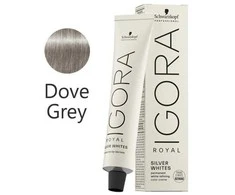 Schwarzkopf Professional IGORA ROYAL Absolutes Sidabrinis Baltas Demi-Permanent Hair Colour Plaukų dažai, atspalvis: Dove Pilkas, 60 ml