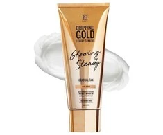 Savaiminio įdegio kremas Šviesus / vidutinis Dripping Gold Glowing Steady (laipsniškas įdegis) 200 ml