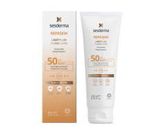 Sesderma repaskin spf50 apsauginis fluidas nuo saulės, 200 ml